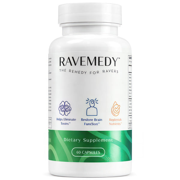 Ravemedy® Rave & Festival Recovery Capsules (60 Count)