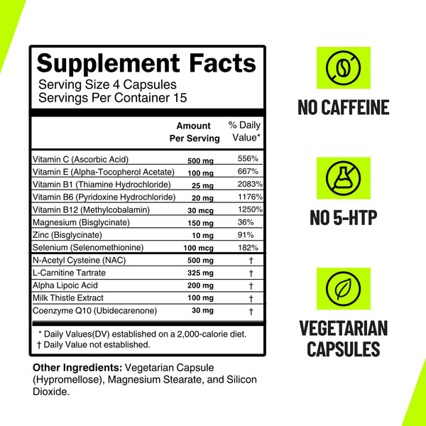 Ravemedy® Rave & Festival Recovery Capsules (60 Count)